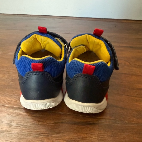 Geox Lepidoo Blue and Red Sneakers Aesthetic Sporty Design-Size 8 - Picture 7 of 13